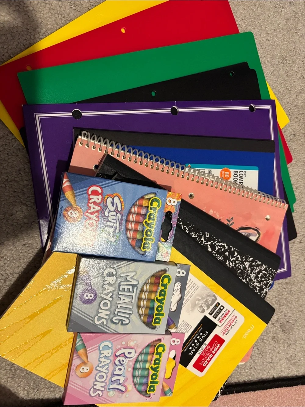 School supplies bundle